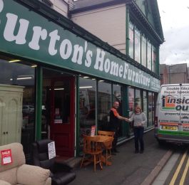 One very happy customer after having new shop plate fitted by inside out your local glazing repairs specialists: Click Here To View Larger Image